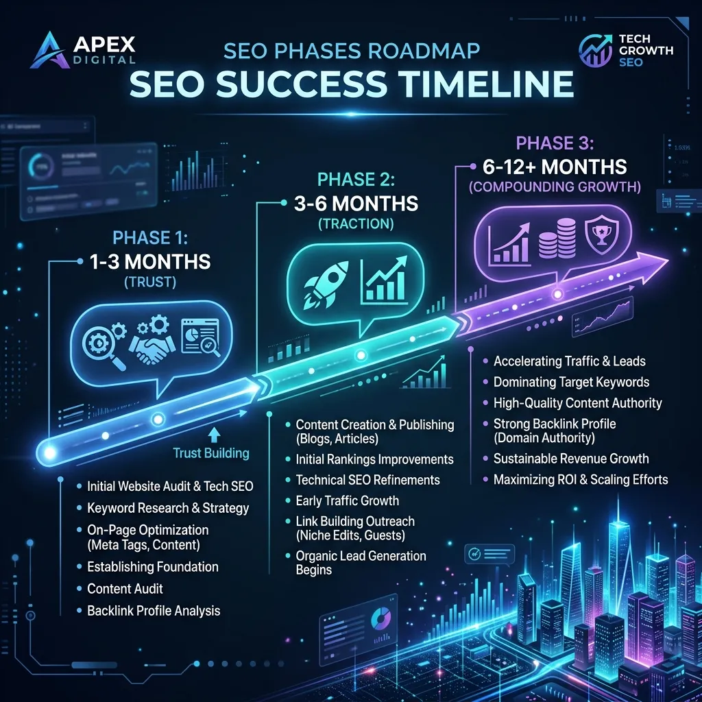 SEO is a marathon. Staying consistent through the initial trust-building phase is where true competitive advantage lies.